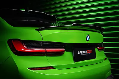 BMW 3 Series G20/G28/G80 Carbon Fiber Trunk Spoiler | BKSS Style (2019–2024)
