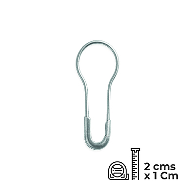 Gancho Calabash Niquel Caja x 1000 Und