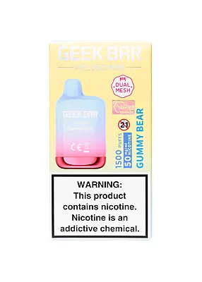 Geek Bar Meloso Mini 1500 Puffs 10pk- Gummy Bear
