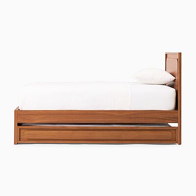 Wooden Sofa Cum Bed with Pull-Out Trundle – Compact Space Saving Design