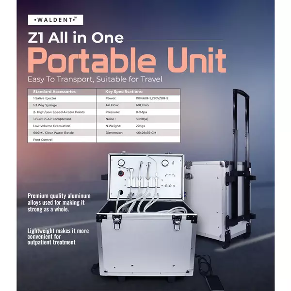 Waldent Z1 All in One Portable Unit Waldent Z1 All in One Portable Unit