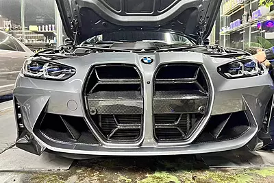 BMW M3 G80 / M4 G82 G83 OD Style DRY Carbon Fiber Grille (NO ACC) | 2021–2025