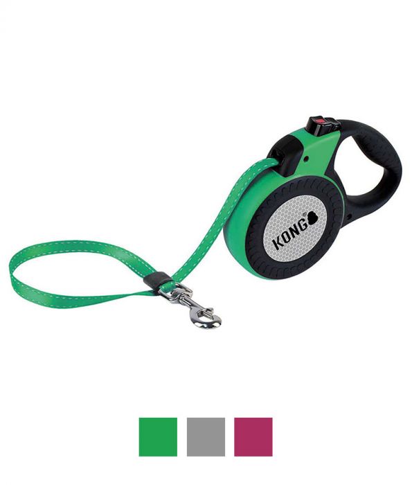 Kong Retractable Reflect Dog Leash Large Kong Retractable Reflect Dog Leash Large