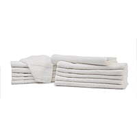 Premium Ringspun Blend Washcloth 12" x 12" 1 Lb. White - 5 Dozen/Pack