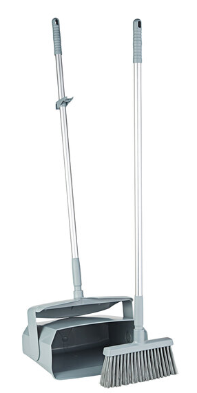 Vikan 14" Lobby Broom w/ 37" Handle & Dustpan Vikan 14" Lobby Broom w/ 37" Handle & Dustpan