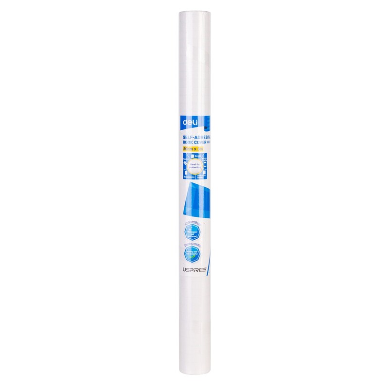DELI H831 USPIRE SELF-ADHESIVE SCHOOL BOOK COVER CLEAR