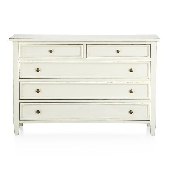 Vintage Short Chest Of Drawers In White Vintage Short Chest Of Drawers In White
