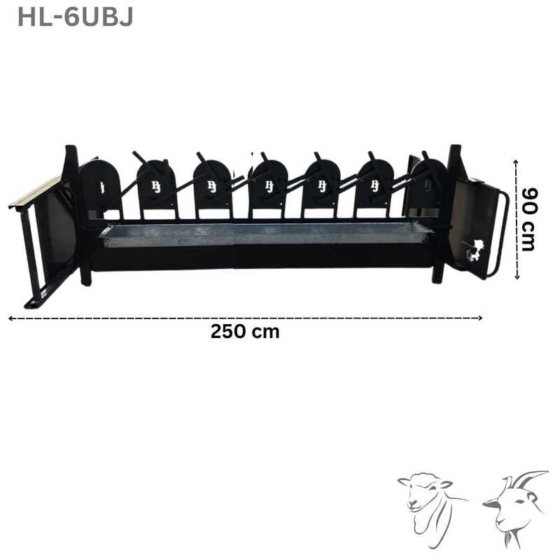 Milking Headlock - 6 Unit - Neck 9.5 cm