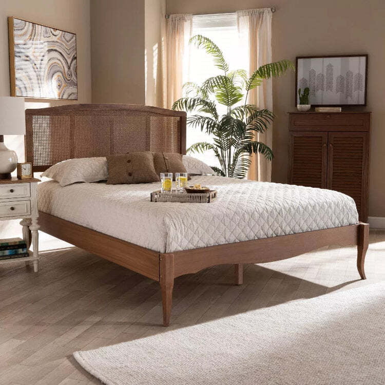 Mc Beth Caning Rattan Bed - King Size Mc Beth Caning Rattan Bed - King Size