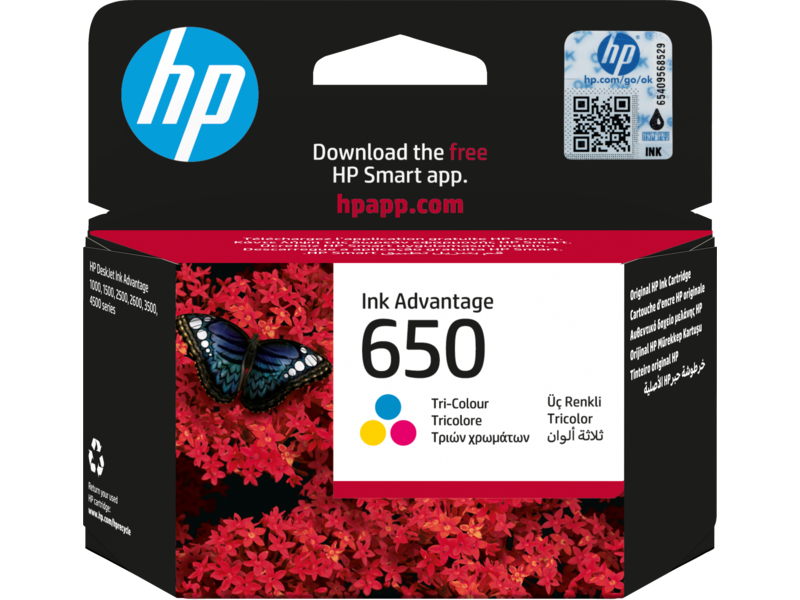 HP-650 INK CARTRIDGE COLOR HP-650 INK CARTRIDGE COLOR