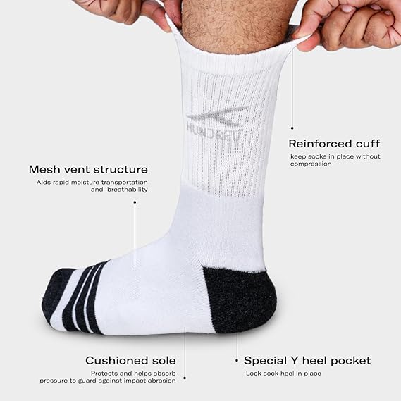 Hundred Sports Socks - Quater Hundred Sports Socks - Quater