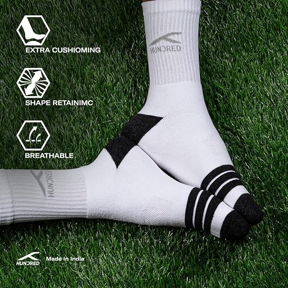 Hundred Sports Socks - Quater Hundred Sports Socks - Quater