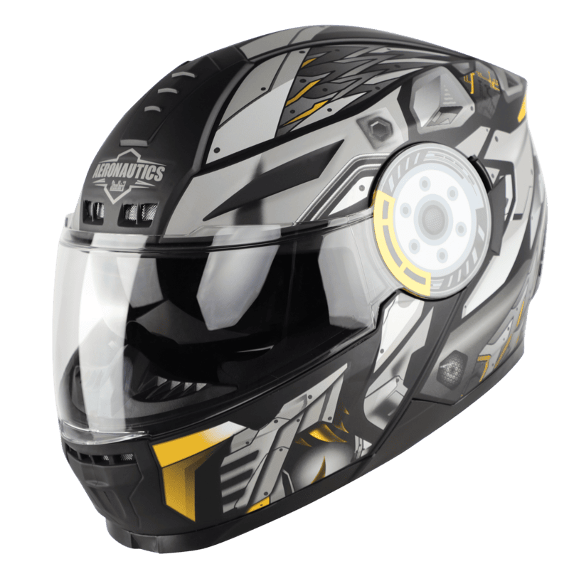 STEELBIRD SBH-40 ISS MARGOUDEE MATT BLACK/GREY C/V 600 MM