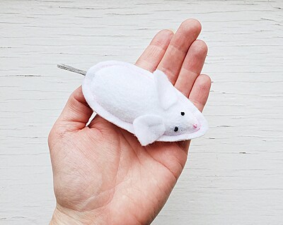 Cat Mouse Pull String 20cm 2AS