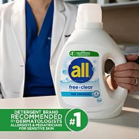 All Liquid Laundry Detergent Free Clear for Sensitive Skin 73 fl oz