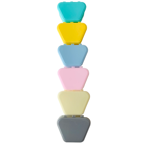 Denture Box- Pastel Colors ASSORTED Denture Box- Pastel Colors ASSORTED
