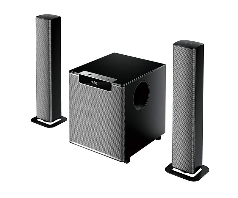 Philips Audio MMS2220B 2.1 Speaker 120W Bluetooth Convertible Multimedia Sound bar/Speaker Philips Audio MMS2220B 2.1 Speaker 120W Bluetooth Convertible Multimedia Sound bar/Speaker