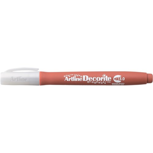 Artline Decorite Standard Markers Chisel 3.0mm Brown Box Of 12