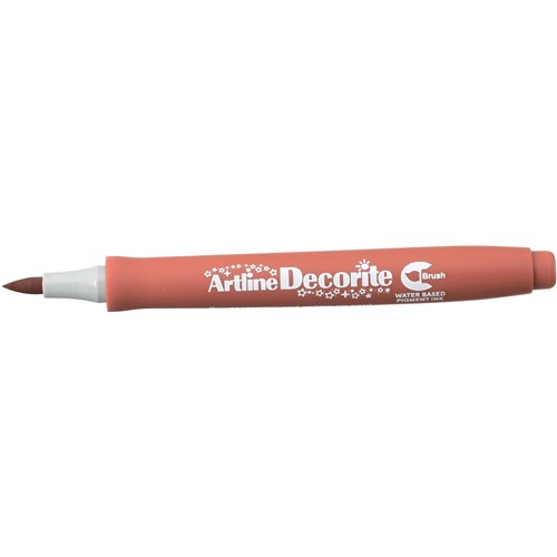 Artline Decorite Standard Markers Brush Nib Brown Box  Of 12