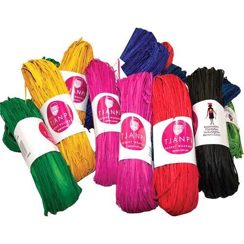 Rainbow Raffia 25gm Assorted Box Pack Of 20