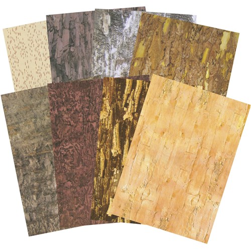 Zart Bark Paper  A3 Assorted Designs Pack  of 40