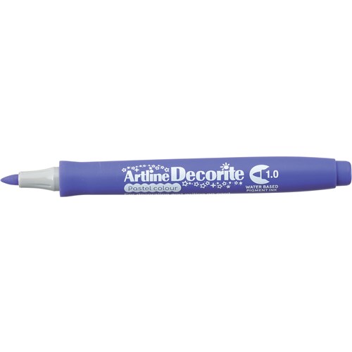 Artline Decorite Pastel Markers Bullet 1.0mm Purple Box Of 12