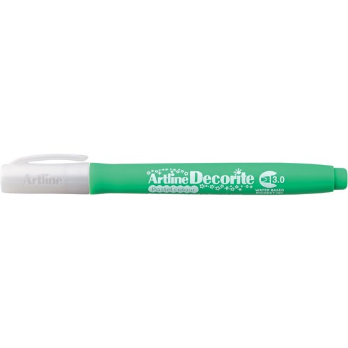 Artline Decorite Pastel Markers Chisel 3.0mm Green Box  Of 12