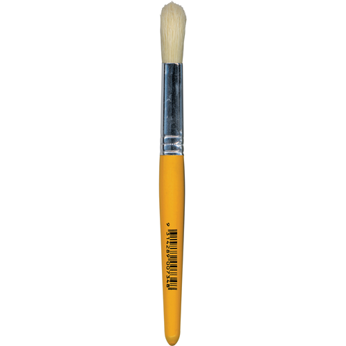 EC Stubby Paint Brush Jumbo Round Hogs Hair Bristle
