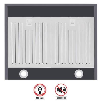 Inalsa 60 cm 1050 m³/HR Pyramid Kitchen Chimney (Cleo 60BKBF, 2 Baffle Filters, Black) Inalsa 60 cm 1050 m³/HR Pyramid Kitchen Chimney (Cleo 60BKBF, 2 Baffle Filters, Black)
