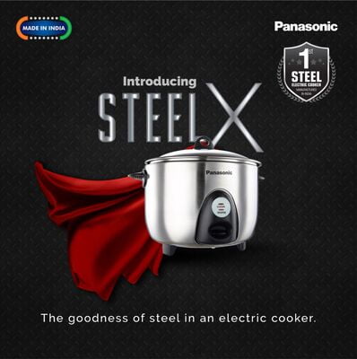 PANASONIC ELECTRIC RICE COOKER SR-G18 (SUS), 1.8 LITRE, WITH TRIPLY STEEL INNER CONTAINER PANASONIC ELECTRIC RICE COOKER SR-G18 (SUS), 1.8 LITRE, WITH TRIPLY STEEL INNER CONTAINER