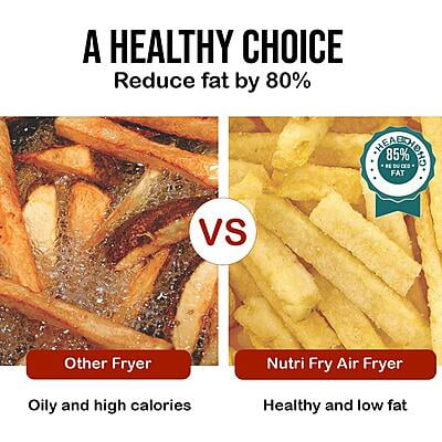 Inalsa Air Fryer 4L Nutri Fry - 1400W with Smart Rapid Air Technology, Timer Selection And Fully Adjustable Temperature Control Inalsa Air Fryer 4L Nutri Fry - 1400W with Smart Rapid Air Technology, Timer Selection And Fully Adjustable Temperature Control