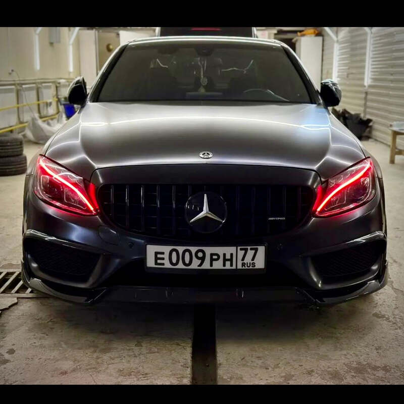 Mercedes C-Class W205 RGB DRL Module Upgrade – Multicolor Headlight LED Mod via Bluetooth Mercedes C-Class W205 RGB DRL Module Upgrade – Multicolor Headlight LED Mod via Bluetooth
