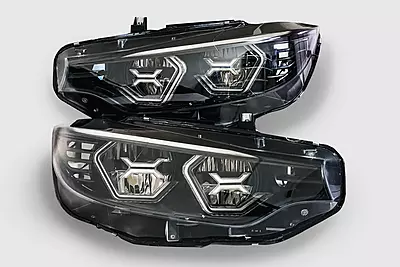 Pre-Built F8X F80 M3, F82/F83 M4, F32/F36 Vision Concept Headlights with Red Concept X