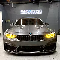 Pre-Built F8X M3 M4 / F32 4 Series Headlights – CSL Yellow DRL (2014–2017 Xenon Only)