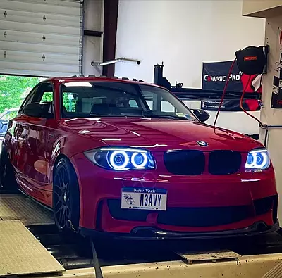 Pre-Built Round Ring Retrofit – E82 E88 Pre-LCI 1 Series (2008–2010 Xenon Only)