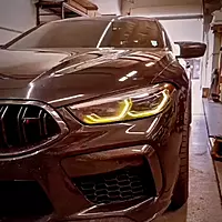 CSL Yellow DRL Upgrade – F9X M8 / G1X 8 Series (2019+ Laser Headlights)