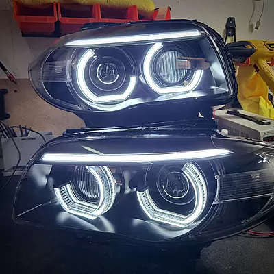 Pre-Built DTM Ring Retrofit – E82 E88 LCI 1 Series (2011–2013 Xenon Only)