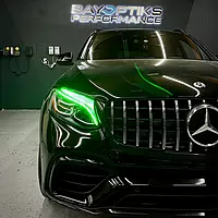 Mercedes GLC X253/C253 RGB DRL Module Upgrade – Multicolor Bluetooth LED Headlight Mod