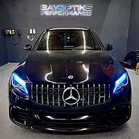 Mercedes GLC X253/C253 RGB DRL Module Upgrade – Multicolor Bluetooth LED Headlight Mod