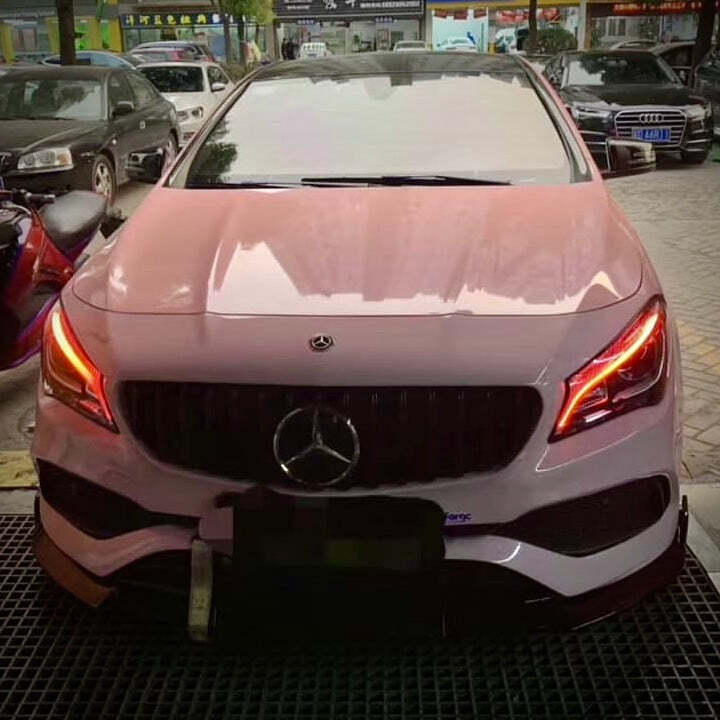 Mercedes CLA-Class C117 RGB DRL Module Upgrade – Multicolor LED Headlight Mod via Bluetooth
