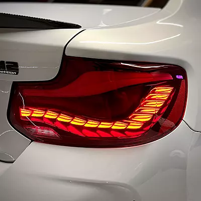Sequential OLED GTS Style Taillights – BMW F87 M2 & F22 2 Series (2014–2021)