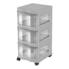 Carrito de 3 Cajones - 15 x 13 x 24", 38 x 33 x 61 cm Carrito de 3 Cajones - 15 x 13 x 24", 38 x 33 x 61 cm