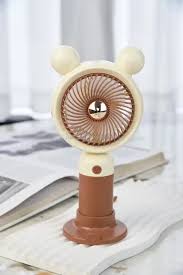 CARTOON HANDHELD RECHARGEABLE FAN