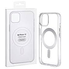 Protector de Silicona Transparente con MagSafe para iPhone 16 Pro Max .