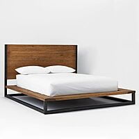 Budapest Industrial Platform Bed - King Size Budapest Industrial Platform Bed - King Size