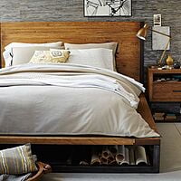 Budapest Industrial Platform Bed - King Size Budapest Industrial Platform Bed - King Size