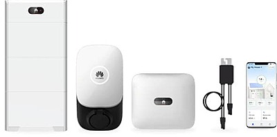 3.0 kW HUAWEI Fusion Solar Combo, c/w 5.0 kWh Floor Standing Lithium Battery