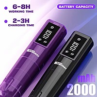 Neebol Samonay base tattoo kit 3.5mm stroke length wireless machine Neebol Samonay base tattoo kit 3.5mm stroke length wireless machine