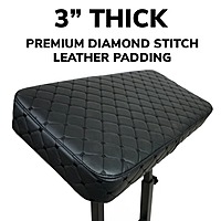 Adjustable XXL Arm Rest Diamond Stitch Premium 3 inch High Density Padding