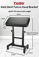 Adjustable XXL Arm Rest Diamond Stitch Premium 3 inch High Density Padding